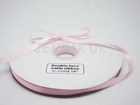 5M x 10mm Double face satin ribbon - baby Pink