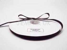 5M x 10mm Grosgrain ribbon - Chocolate Brown