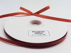 5M x 10mm Grosgrain ribbon - Golden orange