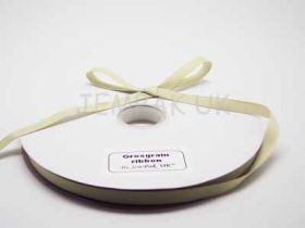 5M x 10mm Grosgrain ribbon - Lime green