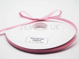 5M x 10mm Grosgrain ribbon- Baby pink