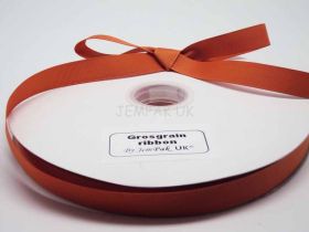 5M x 15mm Grosgrain ribbon - Golden orange