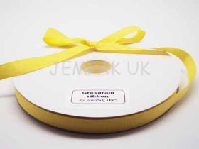 5M x 15mm Grosgrain ribbon  - Yellow