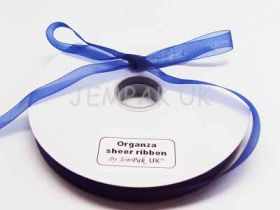 5M x 10mm Organza sheer ribbon - Viola