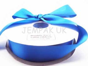 5M x 38mm Double face satin ribbon - Royal Blue