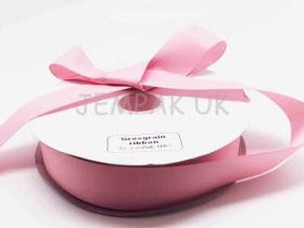 5M x 38mm Grosgrain ribbon - Baby pink