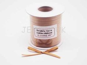 5M x 5mm Double face satin ribbon - Gold