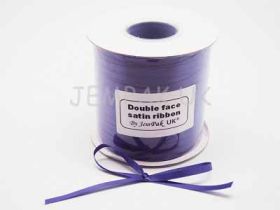 5M x 5mm Double face satin ribbon - Regal Purple