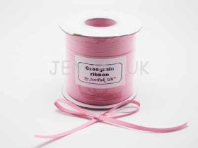 5M x 5mm Grosgrain ribbon - Baby pink