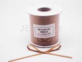 5M x 5mm Grosgrain ribbon - Gold