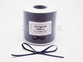 5M x 5mm Grosgrain ribbon - Navy blue