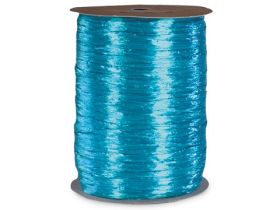 91.4M BERWICK Shiny pearlised Raffia ribbon - Aqua