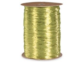 91.4M Shiny pearlised  Raffia ribbon - Champagne