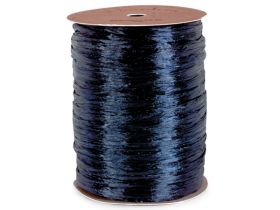 91.4M BERWICK Shiny pearlised Raffia ribbon - Navy Blue