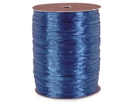 91.4M Shiny pearlised Raffia ribbon - Royal blue