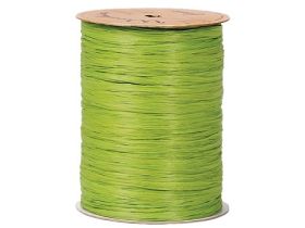 91.4M Berwick Matte Raffia ribbon - Apple green