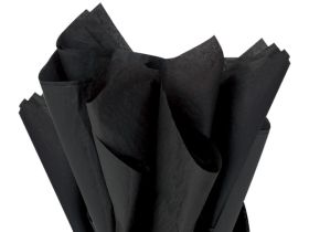 Pack of 4 tissue paper - Black (51cm x 76cm)