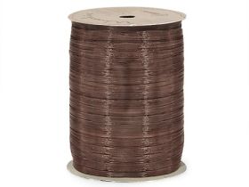91.4M Berwick Matte Raffia ribbon - Chocolate