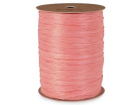 91.4M Berwick Matte Raffia ribbon - Coral