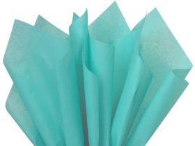 Pack of 4 tissue paper - Turquoise blue (51cm x 76cm)