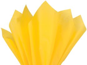 Pack of 4 tissue paper - Daffodil (51cm x 76cm)