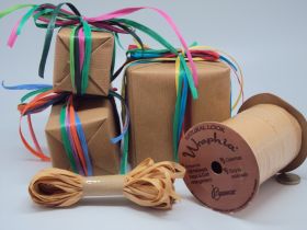 10M CUT Berwick Matte Raffia ribbon - Gold 