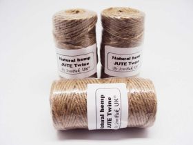 JEMPAK UK 91.4M roll of 2mm thick 100% natural hemp rope bakers twine - Jute twine