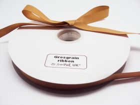 5M x 15mm Grosgrain ribbon - Gold