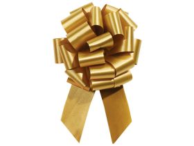 36mm embossed pull bow (Pack of 10) - Gold