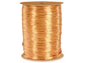 91.4M Shiny pearlised Raffia ribbon - Gold