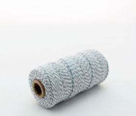 JEMPAK UK® 91.4M x 2mm thick 100% cotton bakers twine  - Grey