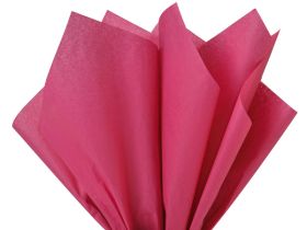 Pack of 4 tissue paper - Fuchsia pink (51cm x 76cm)