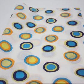 Pack of 6 Caribbean dot tissue paper (51cm x 76cm)