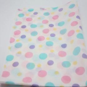 Pack of 6 Sorbet dots tissue paper (51cm x 76cm)