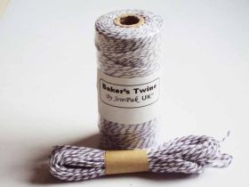 JEMPAK UK 10M x 2mm thick 100% cotton bakers twine  - Purple