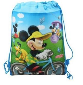 Mickey Mouse - kids drawstring backpack gym/swimming/school bag 