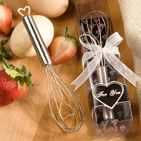 Heart design Stainless steel whisk (Pack of 10)