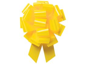 36mm embossed pull bow (Pack of 10) - Daffodil